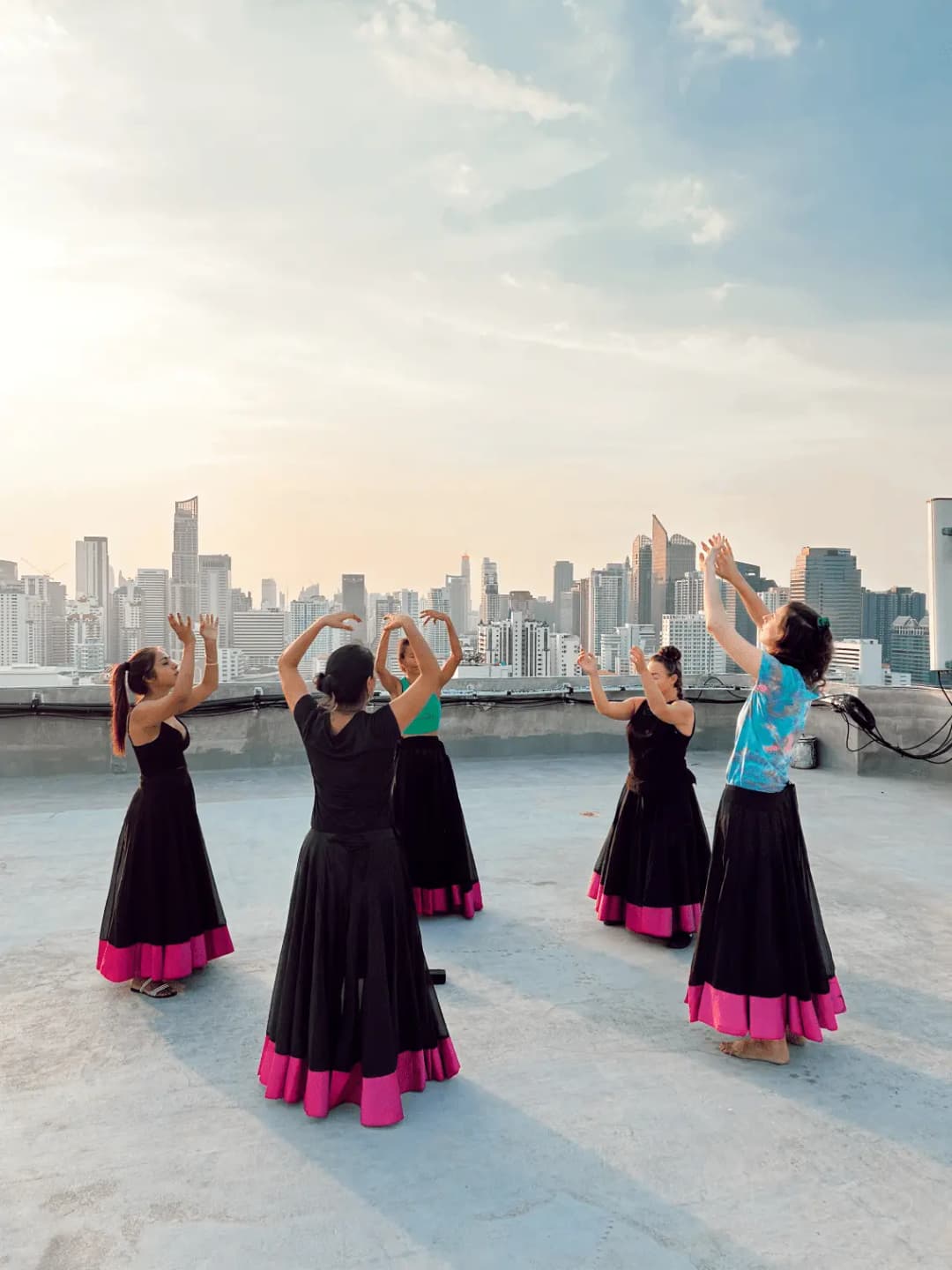 Sircle training rooftop session